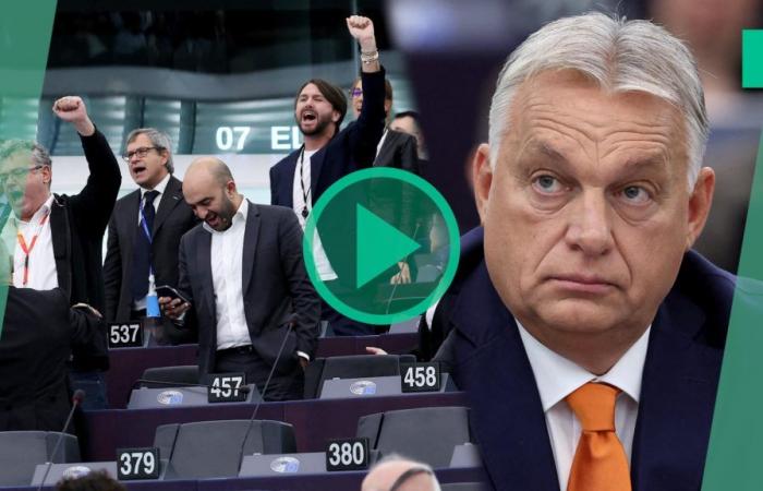 Im Europäischen Parlament wurde „Bella ciao“ von diesen Abgeordneten nach der Rede von Viktor Orbán gesungen