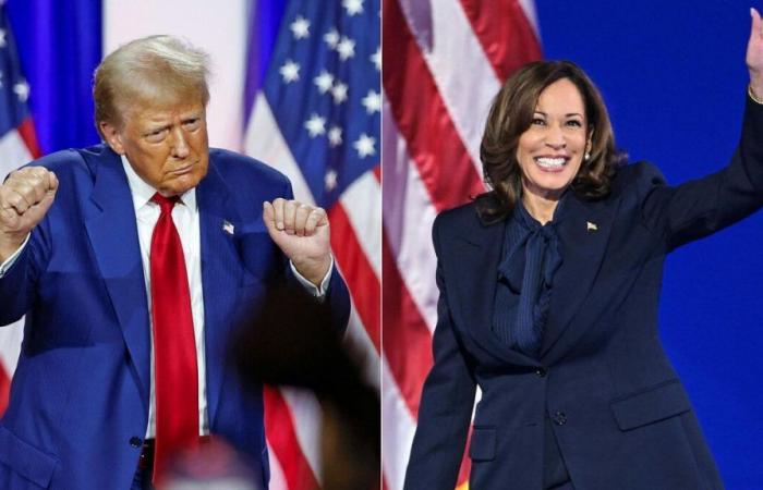 Amerikanische Präsidentschaftsumfrage: Wer liegt zwischen Donald Trump und Kamala Harris in Führung?