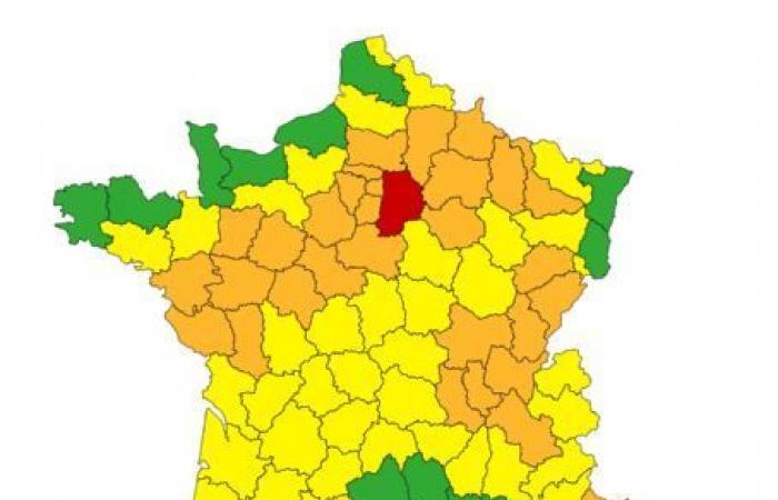 KARTE. Sturm Kirk: Météo France versetzt eine Abteilung angesichts der Überschwemmungsgefahr in Alarmbereitschaft