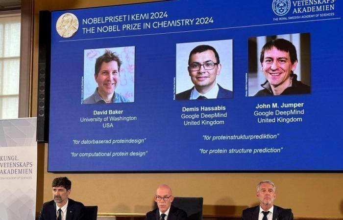 Der Nobelpreis für Chemie belohnt David Baker, Demis Hassabis und John Jumper für ihre Forschung zu Proteinen