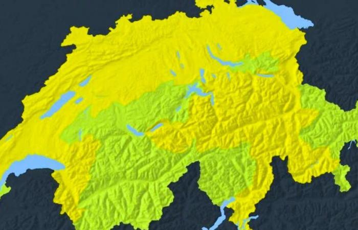 Heute Nacht werden Böen bis 130 km/h und starker Regen erwartet