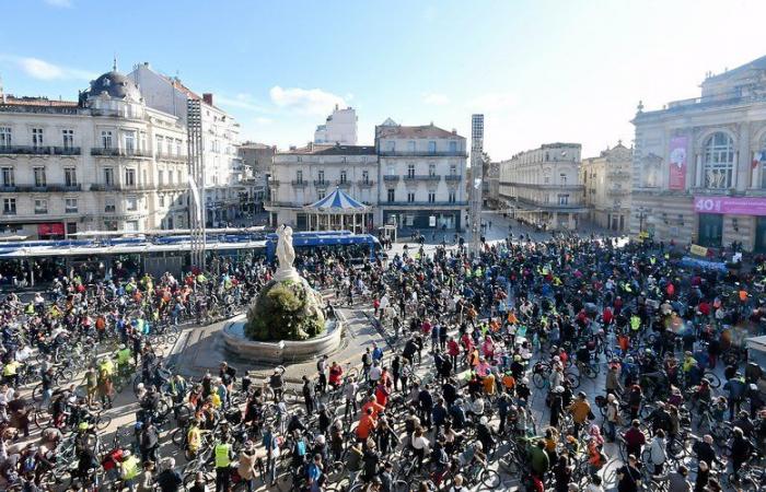 „Alles mit dem Fahrrad“ zum siebten Mal in den Straßen von Montpellier, diesen Sonntag, 13. Oktober