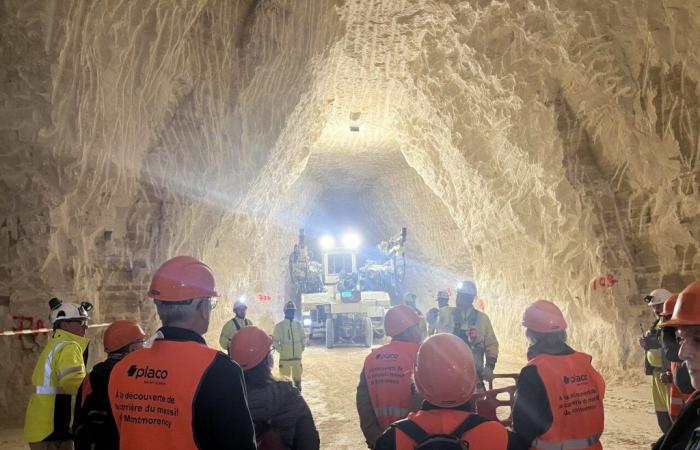 80 m unter der Erde, ein öffentlich zugänglicher Gipssteinbruch im Val-d’Oise