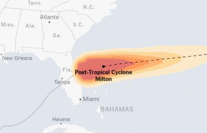 Milton Tracker: Aktuelles zum Verlauf des Sturms und zu Stromausfällen