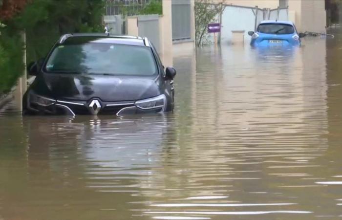 Ein Autofahrer wurde in Pornic vom Wasser mitgerissen, sein Leben war in Gefahr