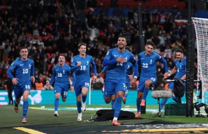 England wird in letzter Minute von Griechenland überrascht und verliert im Wembley-Stadion in der Nations League B