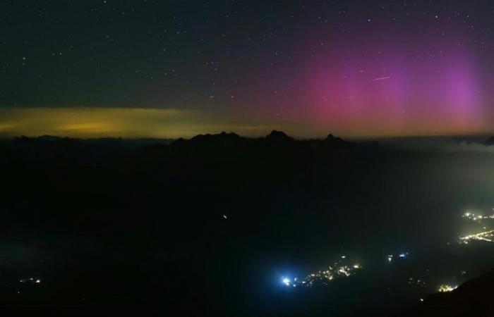 Seltene Nordlichter am Schweizer Himmel am Donnerstagabend