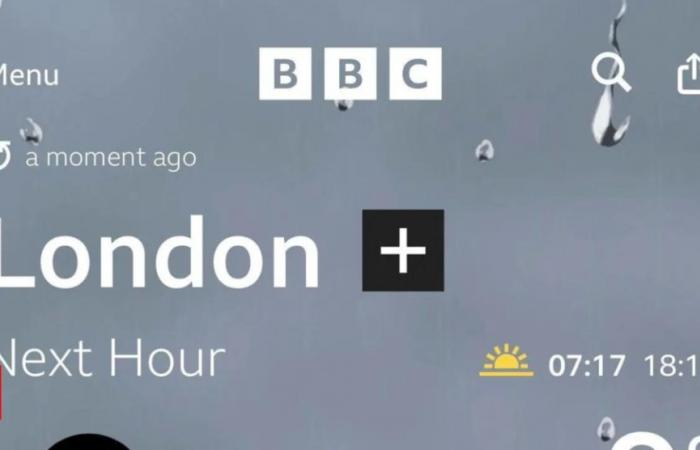 „Ups“-Moment für BBC: Entschuldigung, nachdem Wetter-App-Fauxpas „Hurrikan-Winde“ in London anzeigt