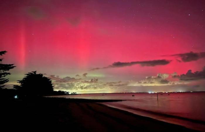 IN BILDERN – Nordlichter in der Vendée und Loire-Atlantique sichtbar