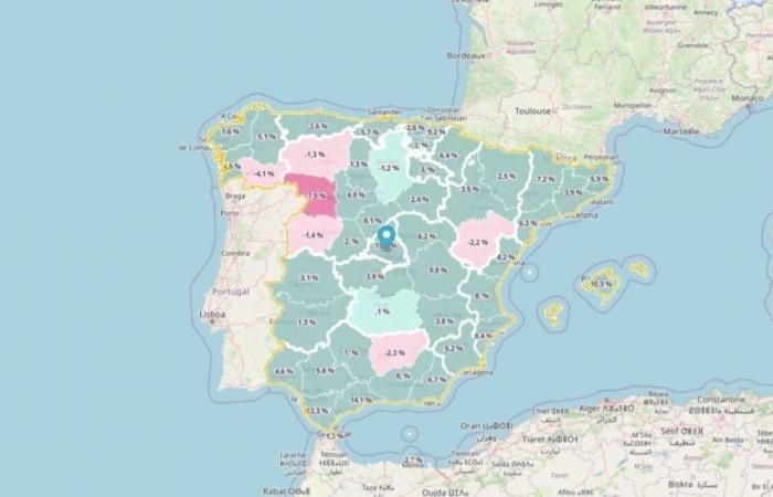 Die 5 spanischen Provinzen, in denen die Immobilienpreise am stärksten fallen