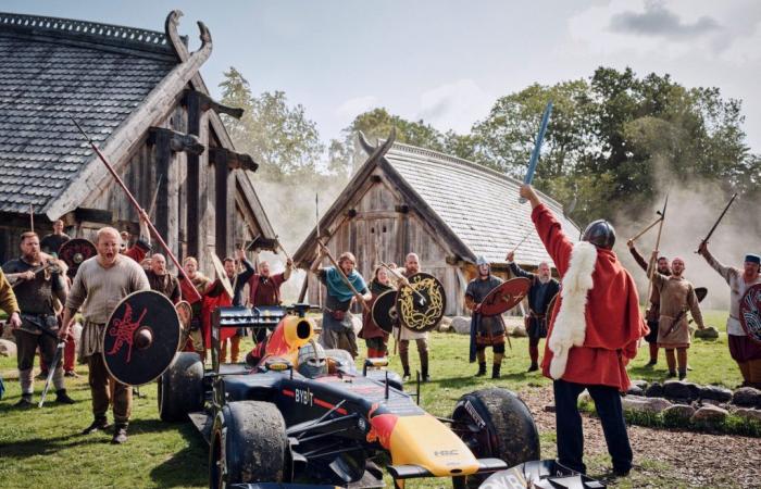 Ein Red Bull F1 auf den Spuren der Wikinger, das erstaunliche Video von Coulthard in Skandinavien