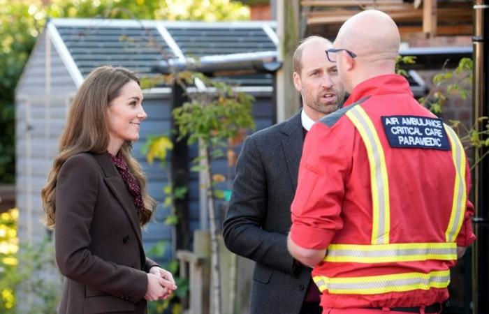 Kate und William bei ihrem ersten öffentlichen Besuch seit Abschluss der Chemotherapie