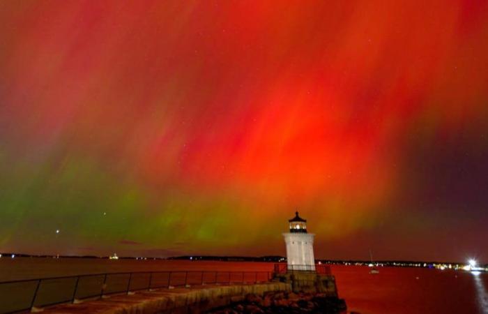 Die beeindruckenden Bilder der Nordlichter, sichtbar in Frankreich und der nördlichen Hemisphäre