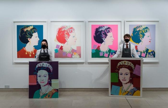 Welche Königinnen und Prinzessinnen haben den berühmten amerikanischen Maler Andy Warhol inspiriert?