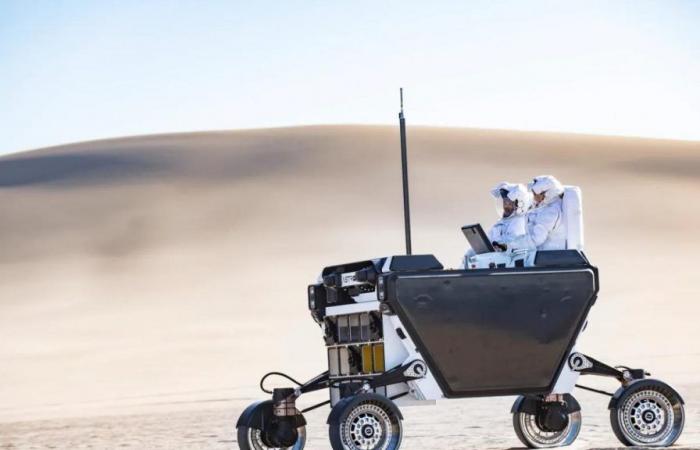 Das Château de Compiègne wird den FLEX-Rover vor seinem Flug zum Mond im Jahr 2026 vorstellen