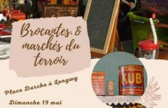 Flohmarkt und lokaler Markt: Flohmarkt in Longwy