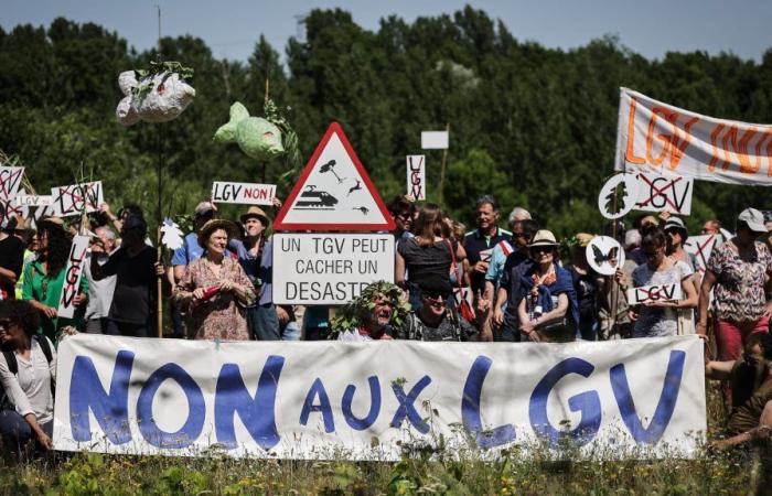 Gegner der Südwest-LGV versammelten sich, Feuerwerksmörserschüsse zielten auf einen Gendarmerie-Hubschrauber