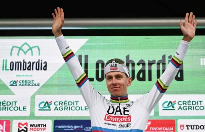 Tadej Pogacar gewinnt die vierte Lombardei-Rundfahrt in Folge, sein 25. Erfolg in dieser Saison