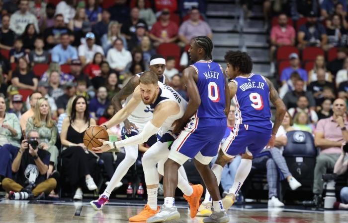 Wolves 121, 76ers 111: Edwards erzielt 16 Punkte beim Preseason-Debüt in Iowa