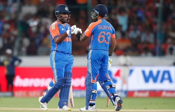 200 in 14 Overs, Rekordsumme, 5 6s in 1 Over: Alle Rekorde von Indien in Sanju Samson Storm gegen Bangladesch