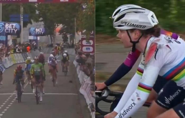 Radfahren. Simac Ladies Tour – Wiebes die 5. Etappe und der Hattrick, Kopecky stürzt schwer