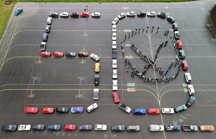 Golf-1-Enthusiasten versammelten sich am Sonntag in Bressaucourt, um das 50-jährige Jubiläum des deutschen Rennwagens zu feiern