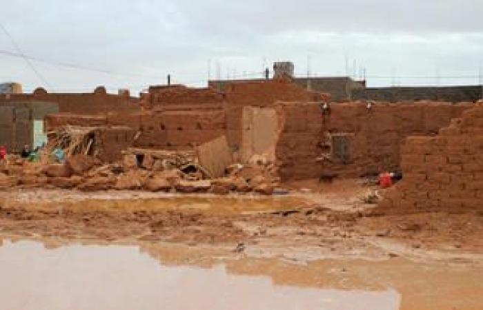 die unglaublichen Bilder der mit Bäumen und Seen übersäten Dünen der Sahara nach den heftigen Regenfällen im September (Video)