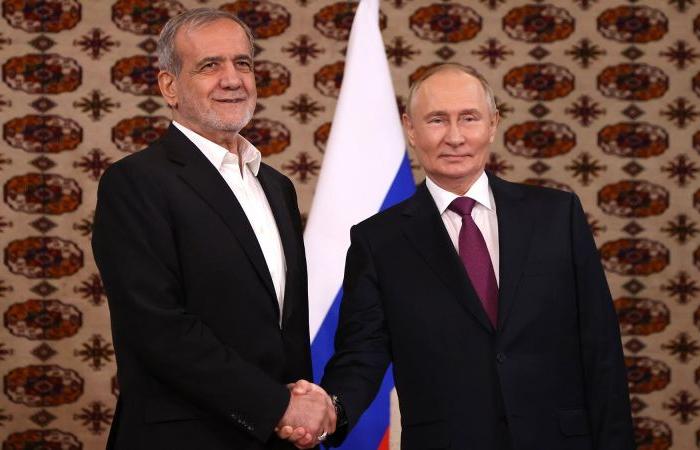 Putin lobt „sehr enge“ Beziehungen zum Iran bei seinem ersten Treffen mit dem Präsidenten, während die Spannungen im Nahen Osten zunehmen