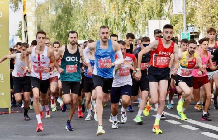 Marnais Romain Besnard gewinnt die 10 km in 31 Minuten