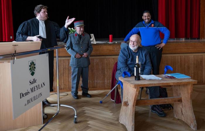 Brühe für die Ewigkeit in der großen Halle von Thierrens