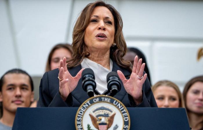 Kamala Harris greift Donald Trump wegen seines Gesundheitszustands an