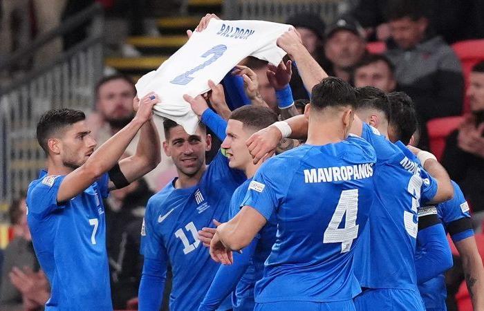 Griechenland würdigt George Baldock für seinen berühmten Sieg über England im Wembley-Stadion