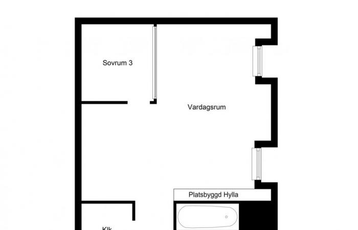 Eine pastellfarbene 55 m² große Dachwohnung mit einzigartigem Charme