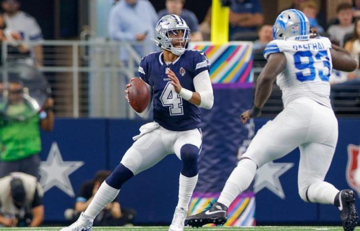 Dez Bryant verteidigt Dak Prescott, während die Cowboys von den Lions dominiert werden