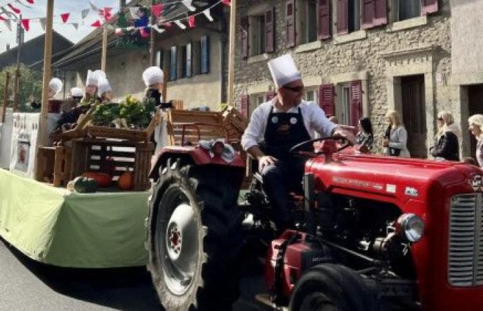 Cheyres feiert seine Ernte traditionell