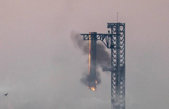 Erfolgreiche Wette für SpaceX, das einen Teil seiner Starship-Megarakete im Flug erwischt