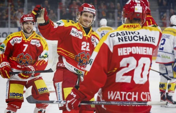 EHC Biel besiegt EHC Kloten mit 4:0