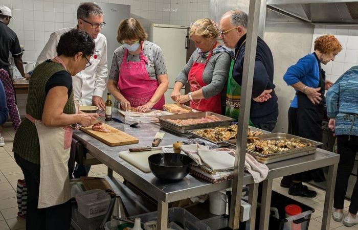 Nuzéjouls. Und zwei für den Gourmet-Kochworkshop