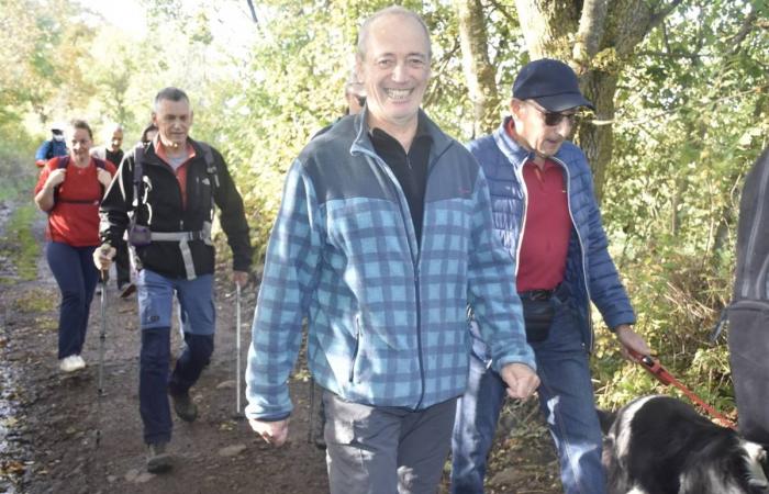 Hunderte Wanderer und Mountainbiker versammelten sich für einen guten Zweck in Saint-Christophe-sur-Dolaizon