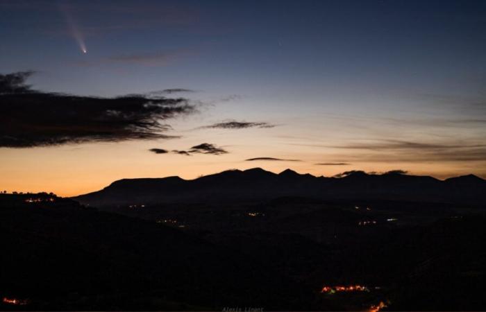 Unglaubliche Fotos des Kometen Tsuchinshan-Atlas in Frankreich