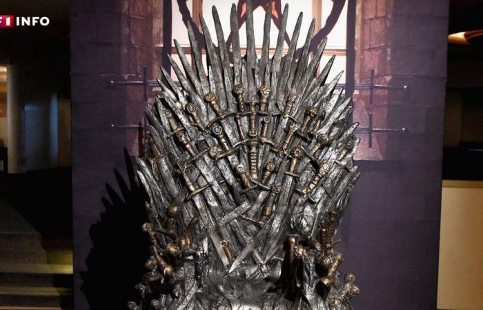 Der Thron aus der Serie „Game of Thrones“ wurde zu einem hohen Preis bei einer Auktion ersteigert