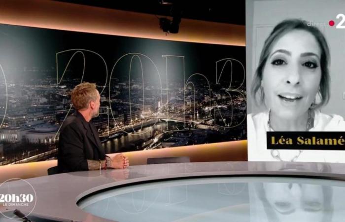 Léa Salamé verspottet ihren Kolumnisten am Sonntag um 20:30 Uhr auf die Gefahr hin, eine häusliche Szene zu erzeugen