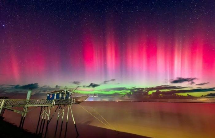 Fotos: Herrliche Nordlichter erleuchteten den Himmel über der Gironde