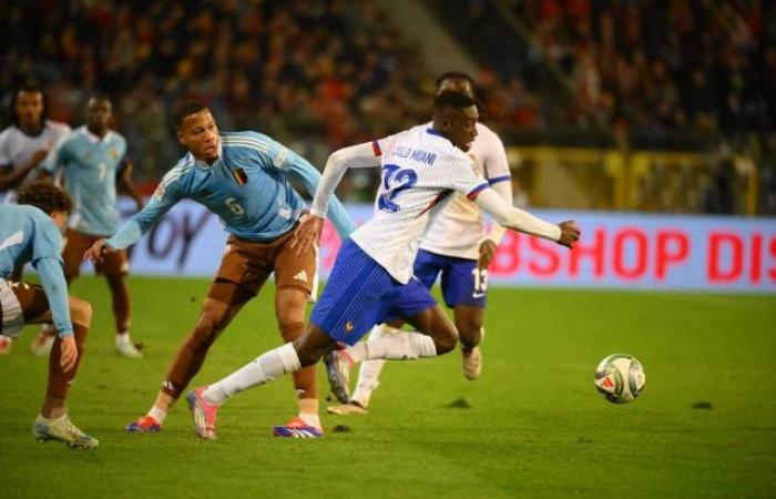 Die Blues dominieren Belgien dank Randal Kolo Muani in der Nations League kaum