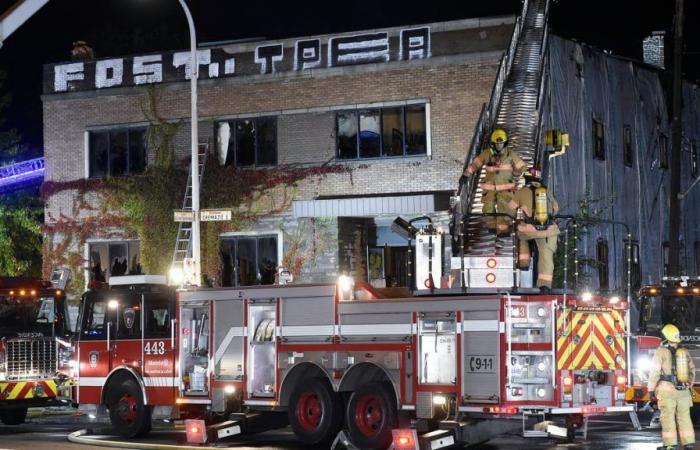 Montreal: Verlassenes Gebäude, Ziel einer Brandstiftung