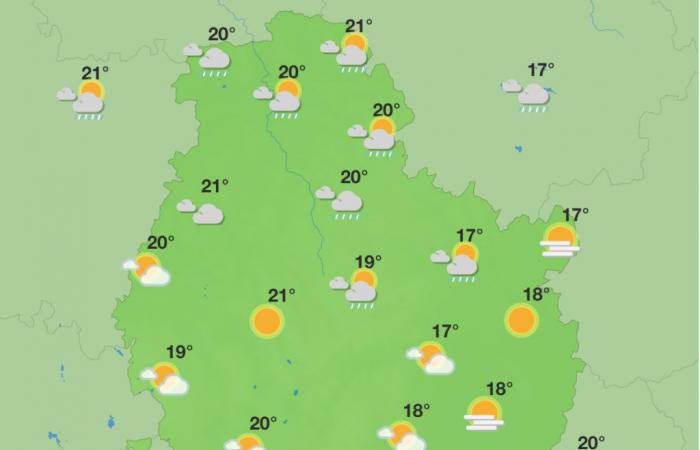 Wetter in Côte-d’Or – Eine kontrastreiche Woche zwischen Nebel, Lichtungen und erneutem Regen