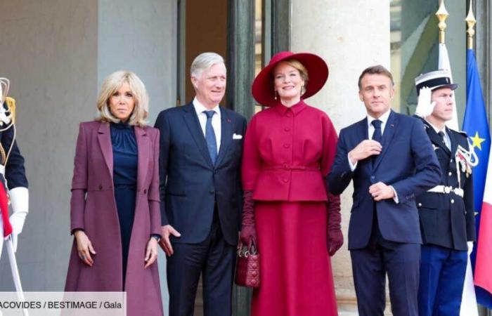 VIDEO-GALA – Mathilde und Philippe aus Belgien in Paris: Brigitte Macron signiert einen eleganten Herbst-Look, der keinen Zweifel an ihrem Mode-Know-how lässt