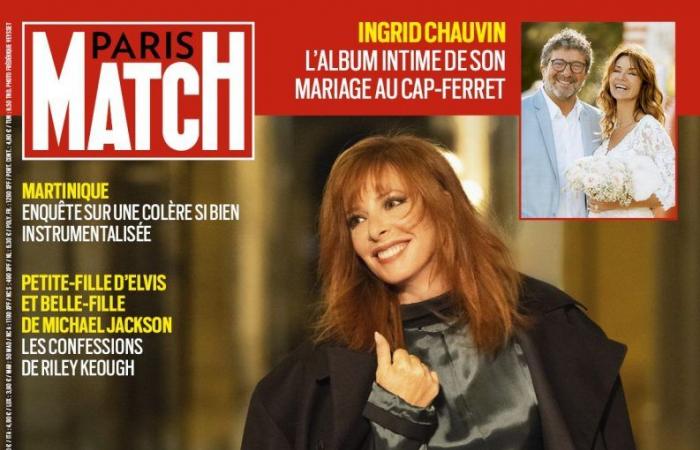 Mylène Farmer auf der Titelseite von Paris Match am 16. Oktober 2024 (Nr. 3937)