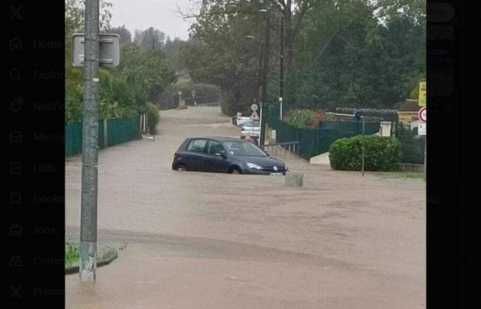 AUF DEN BILDERN. Eine heftige Episode in den Cevennen führt zu Überschwemmungen im Südosten Frankreichs