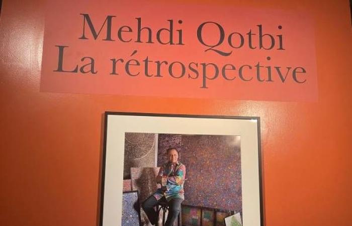 Eröffnung der Retrospektive des Künstlers Mehdi Qotbi im Institut du Monde Arabe in Paris